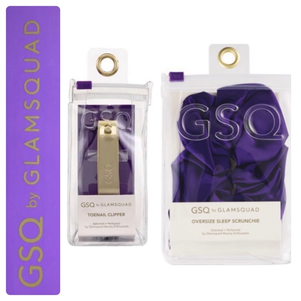 GSQ Hair Scrunchie & Nail Clipper Set (2pc)
